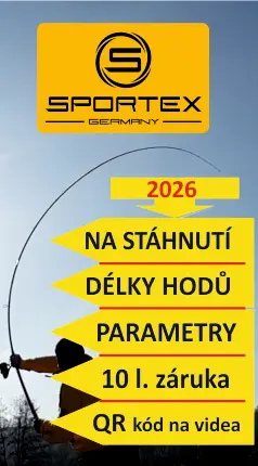 Kompletn� katalog ryb��sk�ch prut� SPORTEX 2026 s technick�mi parametry v �e�tin�