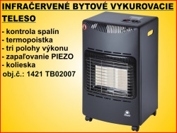 Plynov kamna 4,2kW (rozmry 410x700x440mm)