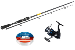 Set SPORTEX Black Pearl GT-3 2,1m/20g+SHIMANO Nexave+vlasec