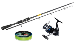 Set SPORTEX Black Pearl GT-3 2,1m/20g+SHIMANO Nexave+ra
