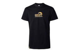 Triko Geoff Anderson Organic Tee black, orange logo