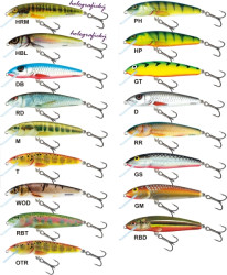 Salmo rybsk woblery Minnow M7S