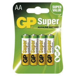 Alkalick baterie GP Super AA 4ks bal / cena za 1ks