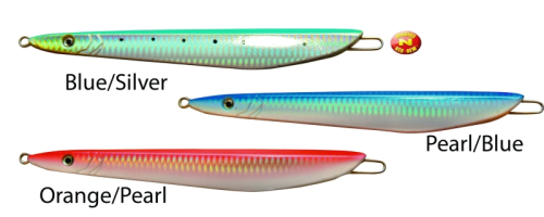 Pilker slim jim jig, 100g, farba modr�/strieborn�