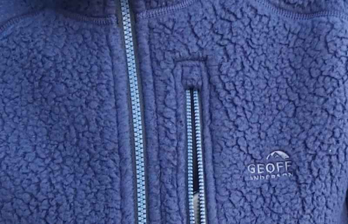 Bunda s kapuc� TEDDY Geoff Anderson - Modr�