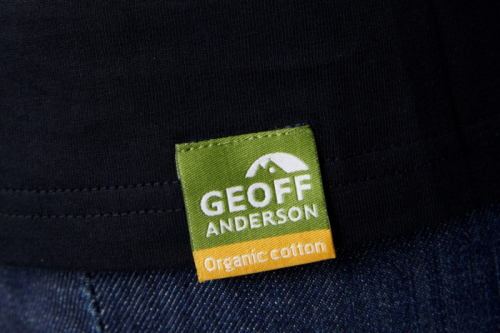 Tri�ko Geoff Anderson Organic Tee pollution black
