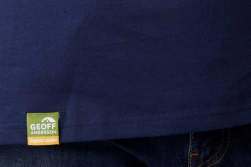 Tri�ko Geoff Anderson Organic Tee retro 1999 blue