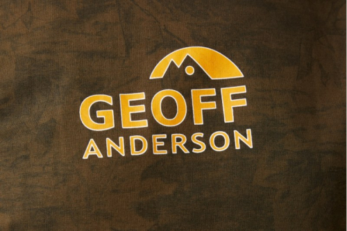 Tr�ko Geoff Anderson Organic Tee leaf oran� logo